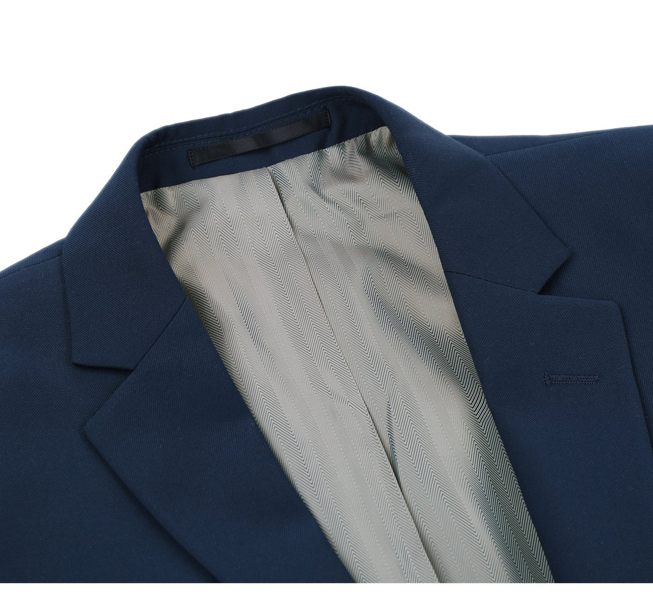 Classic Suit Notch Lapel & Flat Front Pant- Navy 201-19