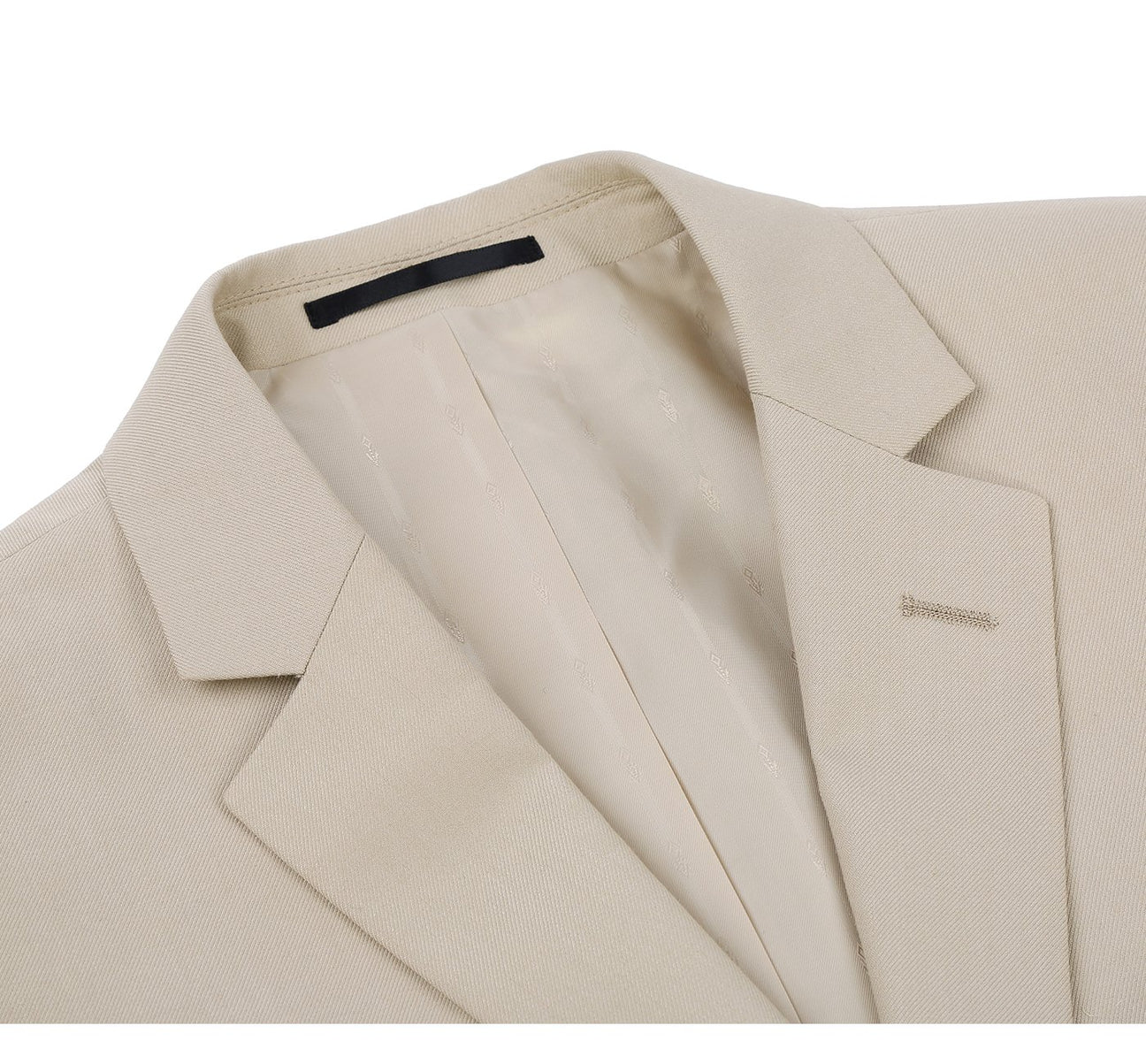 Slim Suit Notch Lapel & Flat Front Pant- Tan 201-3