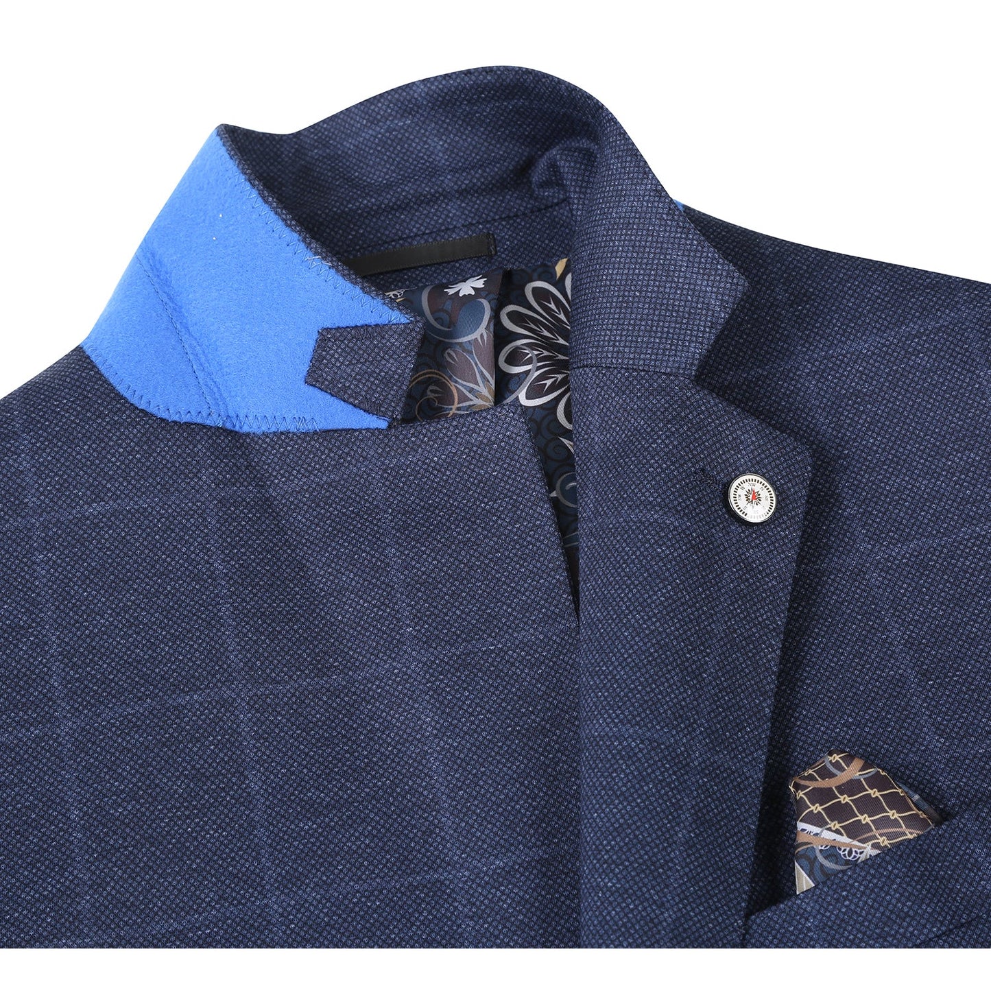 Slim Fit Riserva Jacket - Dark Blue PF24-6