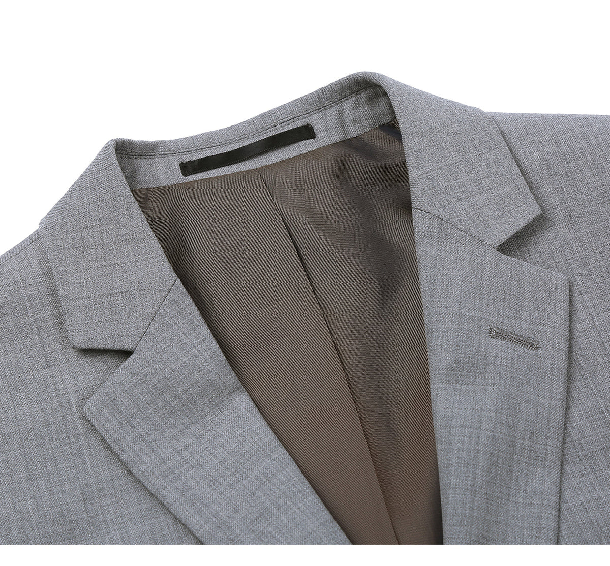 Alessandro Vitello | Super 140's Slim Wool Suit | Light Grey