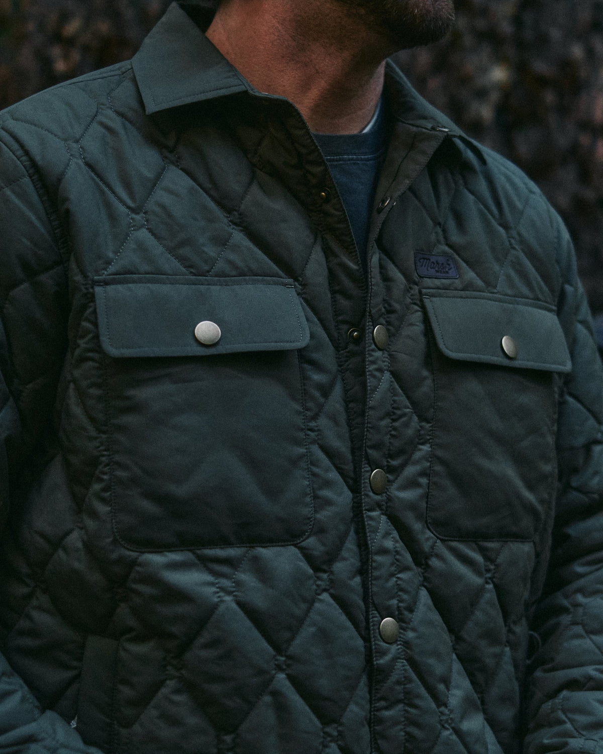Marsh Wear | Saluda Puff Shacket | Grape Leaf