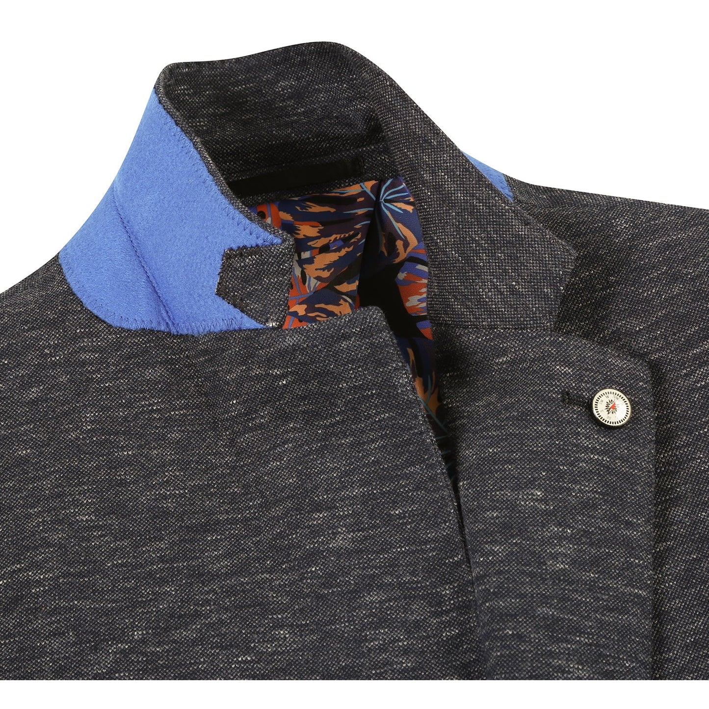 Slim Fit Riserva Jacket - Grey Blue PF24-1