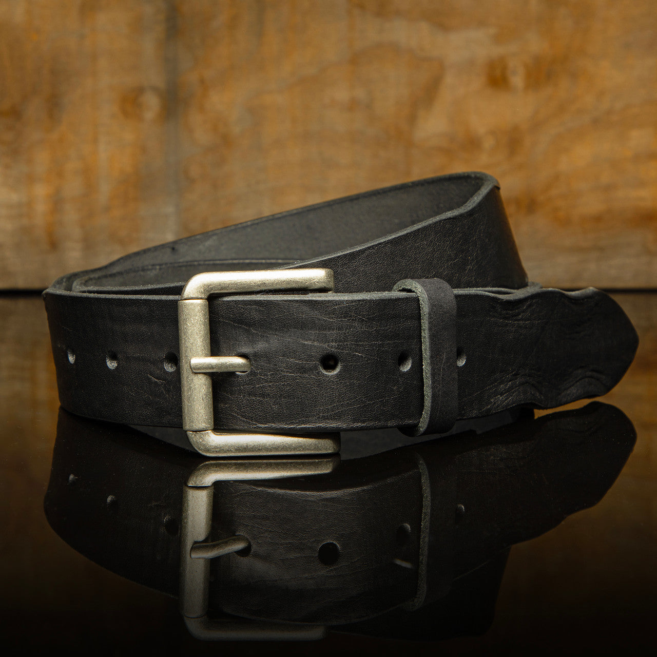 Vintage Washed Belt - Black