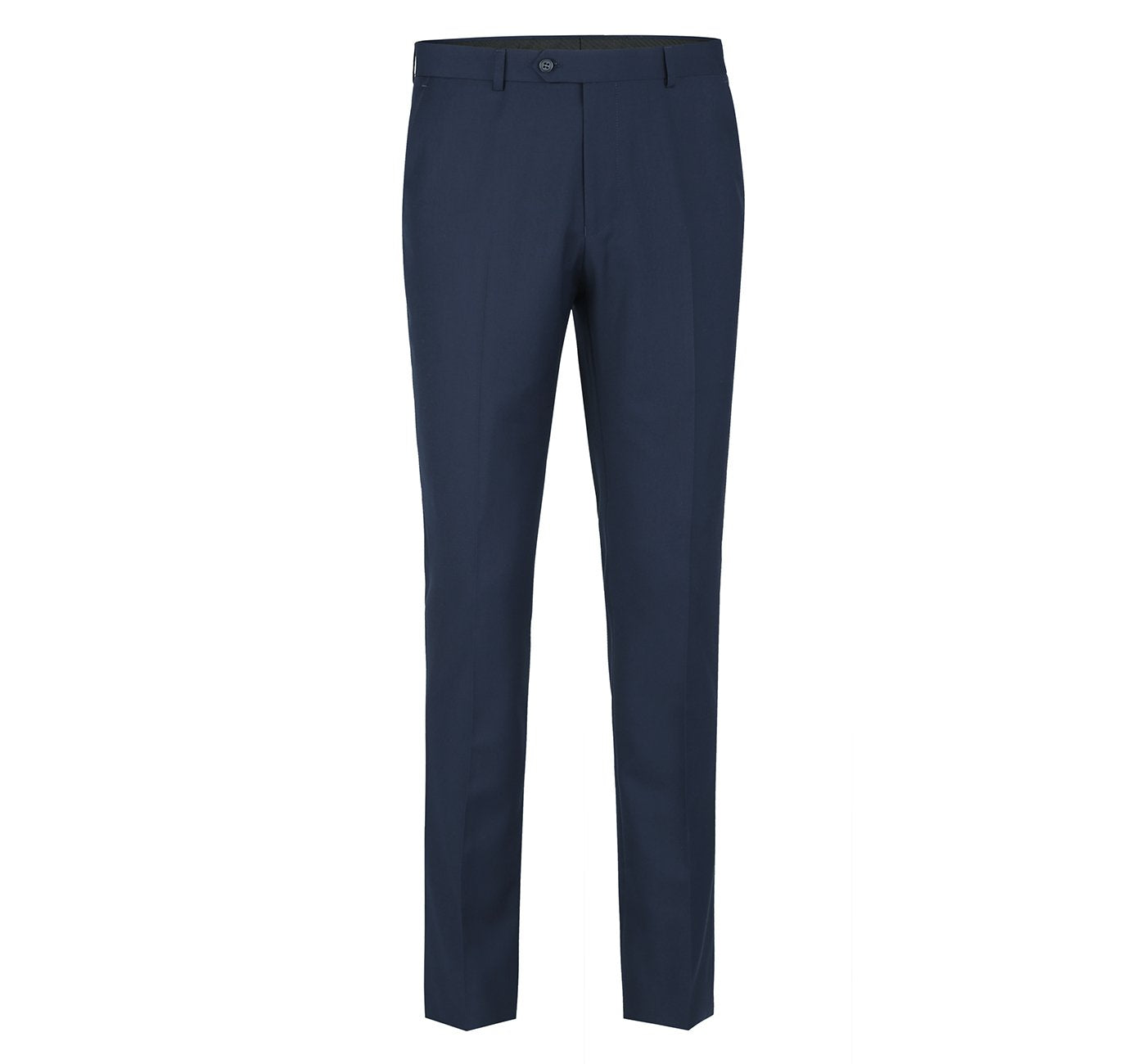 Men's Slim Fit Flat Front Dress Pant - New Navy