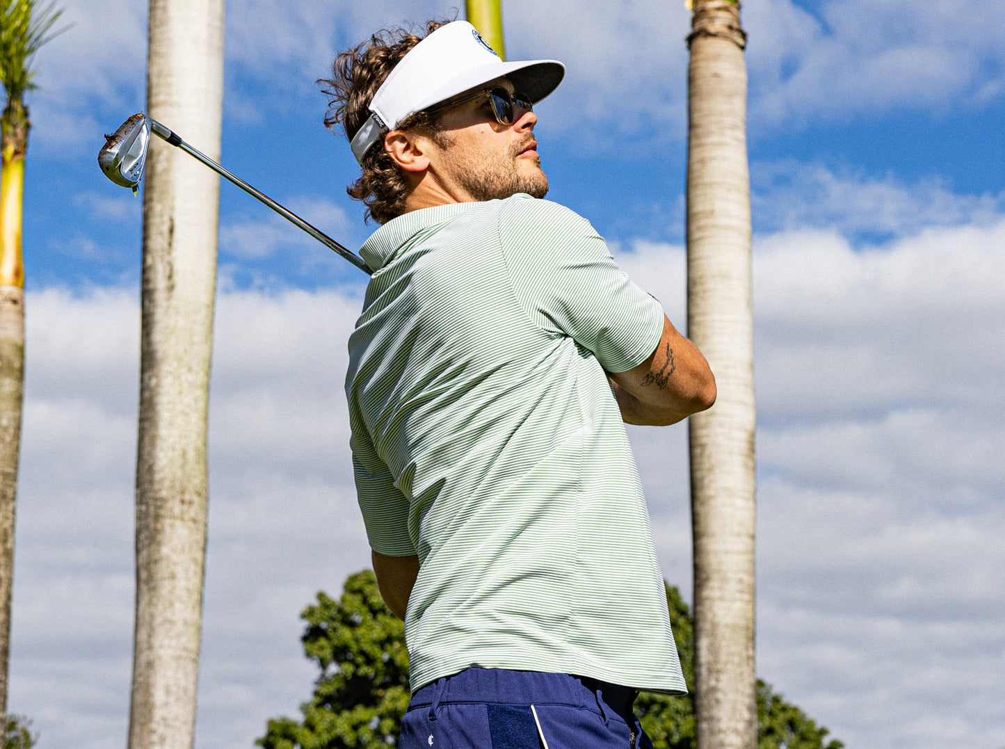 Criquet Hobby Stripe Performance Sport Range Polo -  Gator