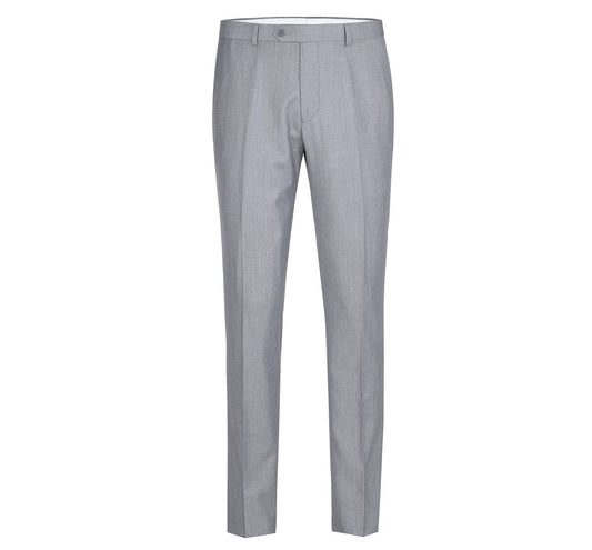 Men's Slim Fit Flat Front Dress Pant - Grey