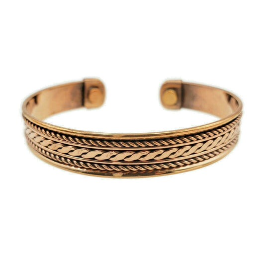 Pure Copper Magnetic Bracelet Arthritis Pain Therapy