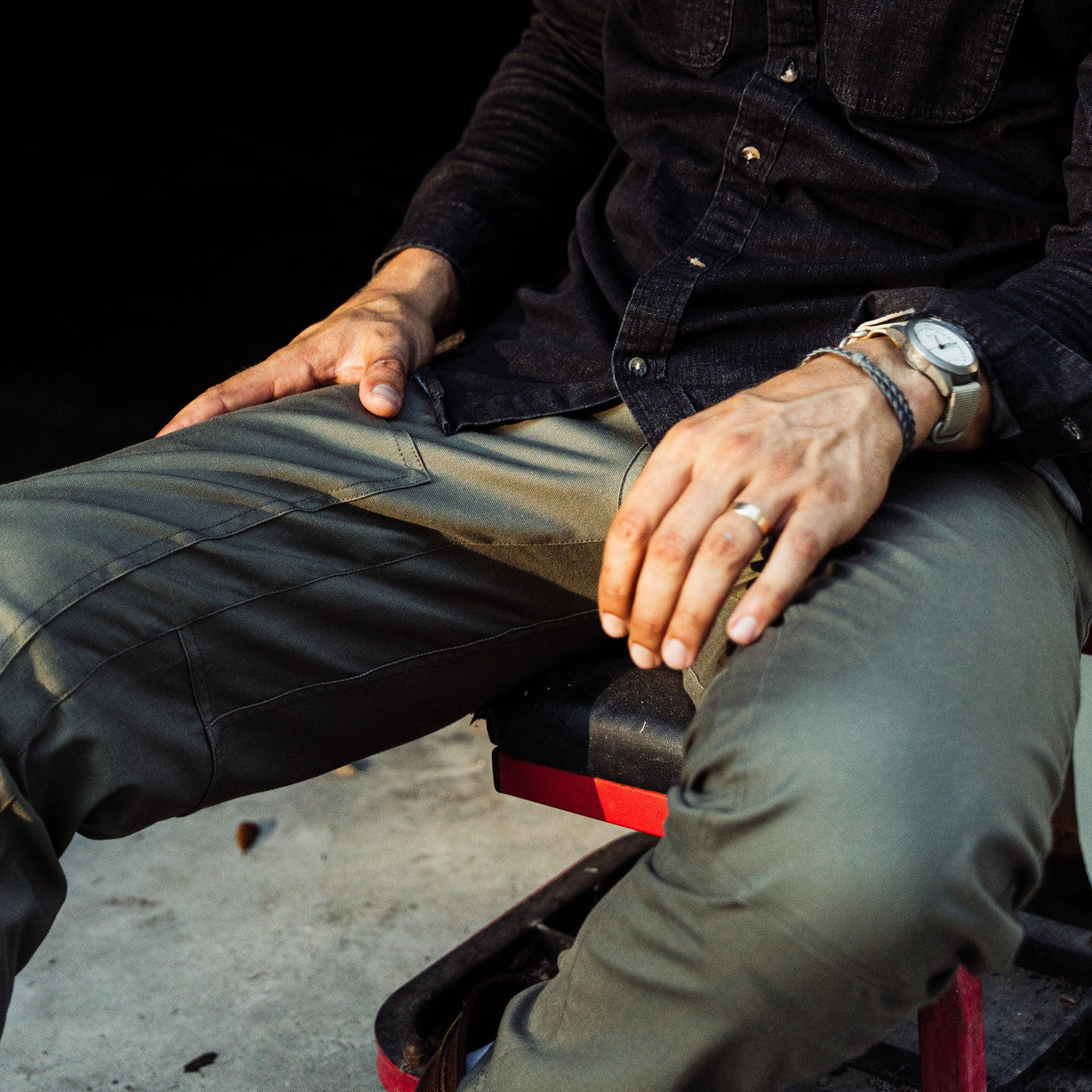 Marsh Westwood Double Knee Pant - Fossil