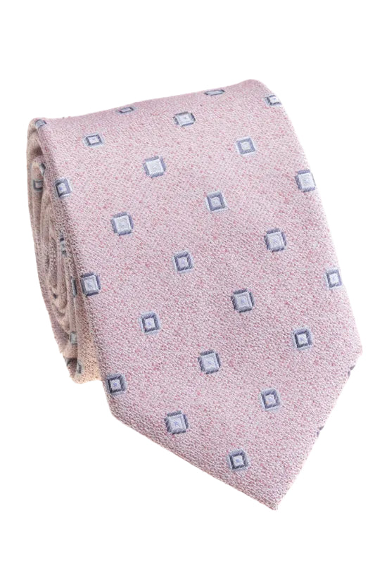 Neck Tie | Squared | Pink
