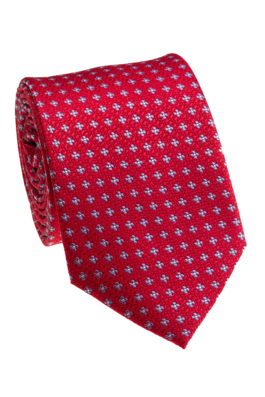 Neck Tie | Floral | Red