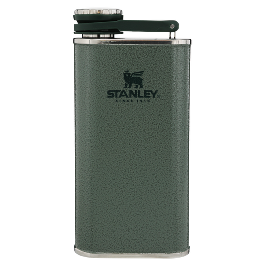 The Easy Fill Flask - Hammertone Green | 8 OZ