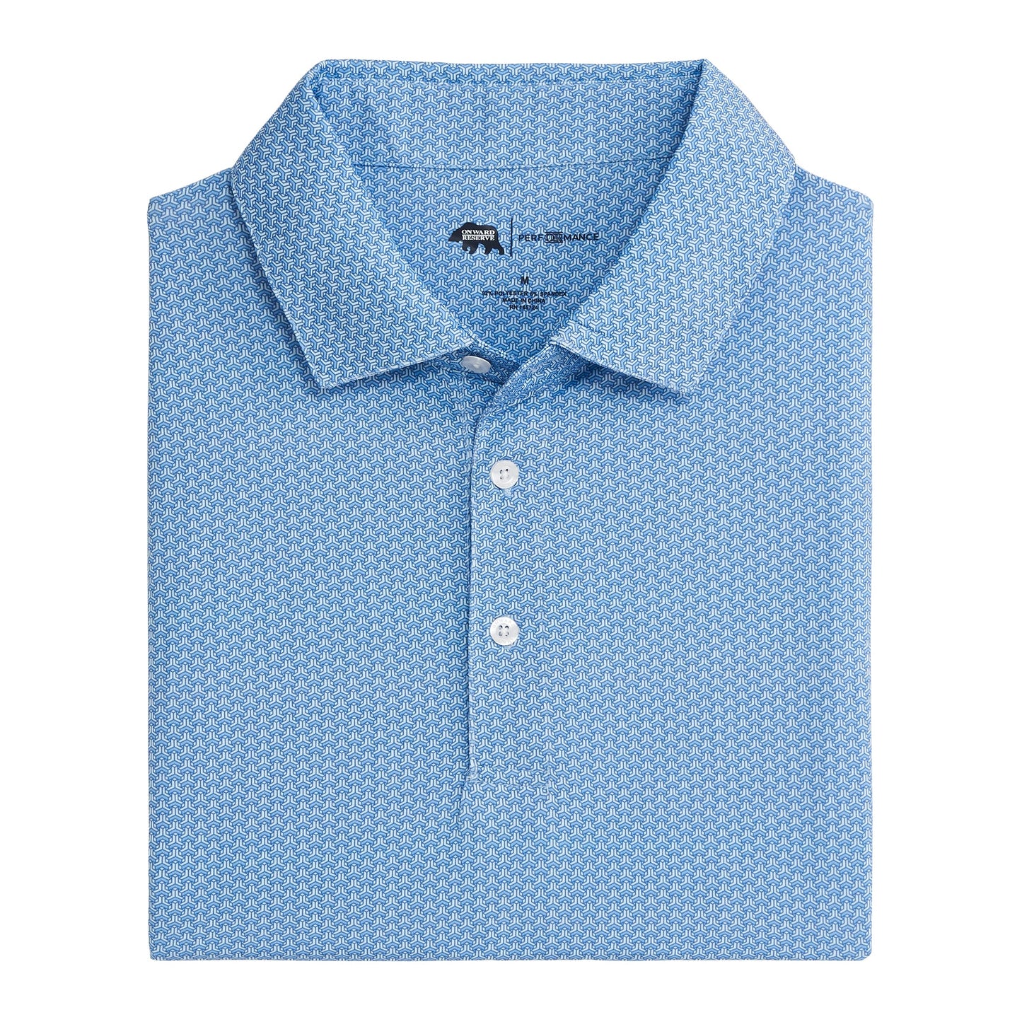 Onward Reserve Bonnie Performance Printed Polo - Riviera