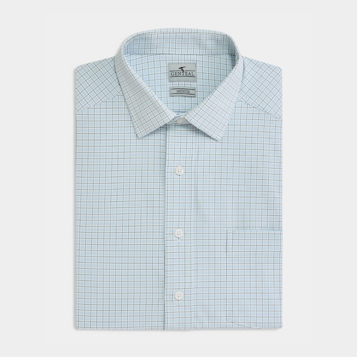 GenTeal Lancaster Spread Collar Sport Shirt - Blue Pine