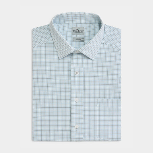 GenTeal Lancaster Spread Collar Sport Shirt - Blue Pine