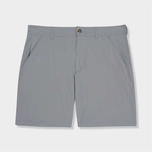 GenTeal Sand Brrrº Performance Bunker Short in charcoal, featuring quick-dry and two-way stretch fabric.