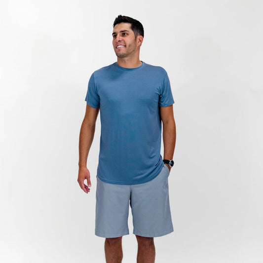 Pillar Athletics Mathew Blue Grey Tee