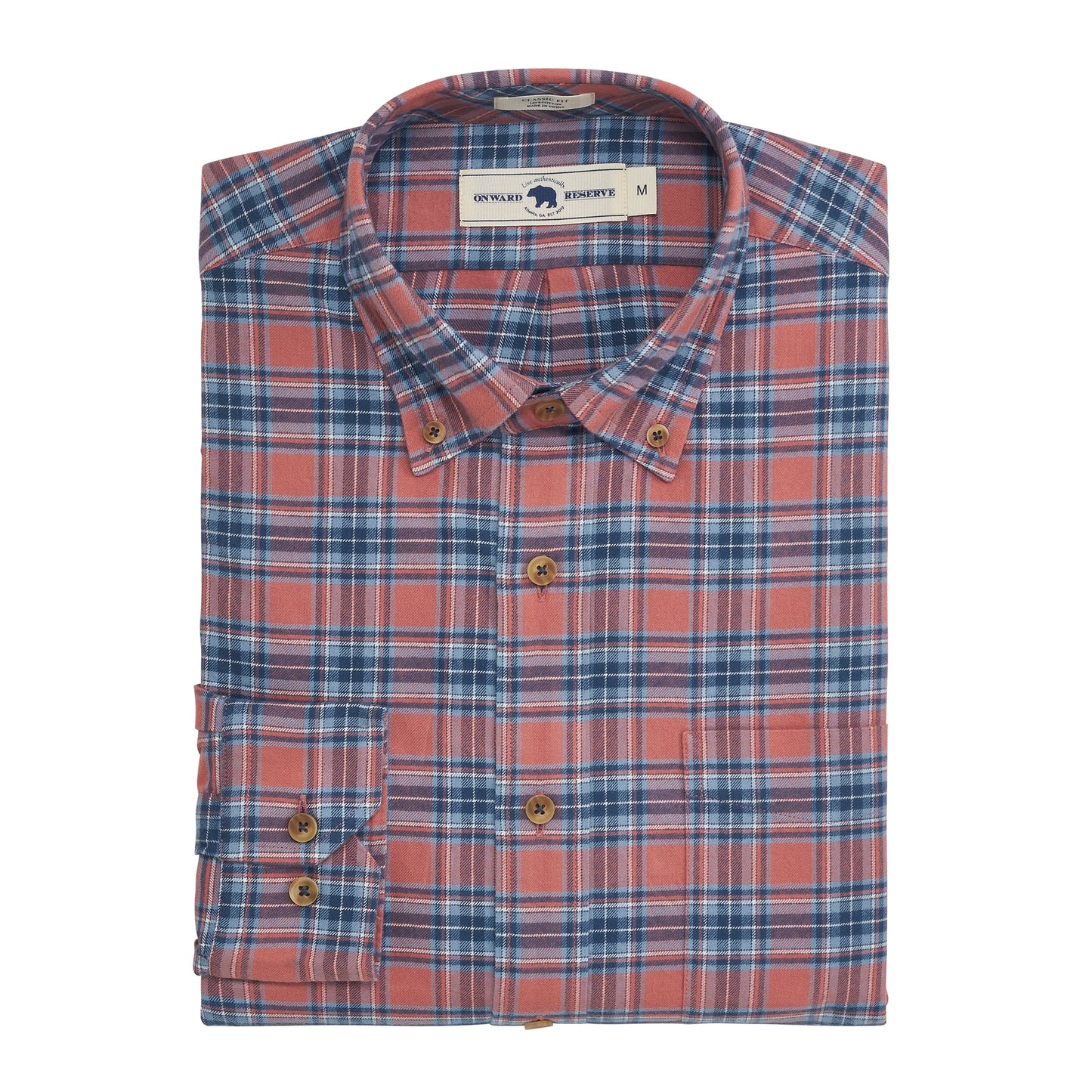 Onward Reserve Whipcord Featherweight Flannel - Crabapple