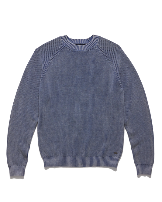 Flag & Anthem Alamosa Acid Wash Crewneck Sweater - Navy