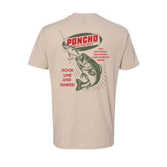 Poncho Outdoors | Crankbait T-Shirt | Off White