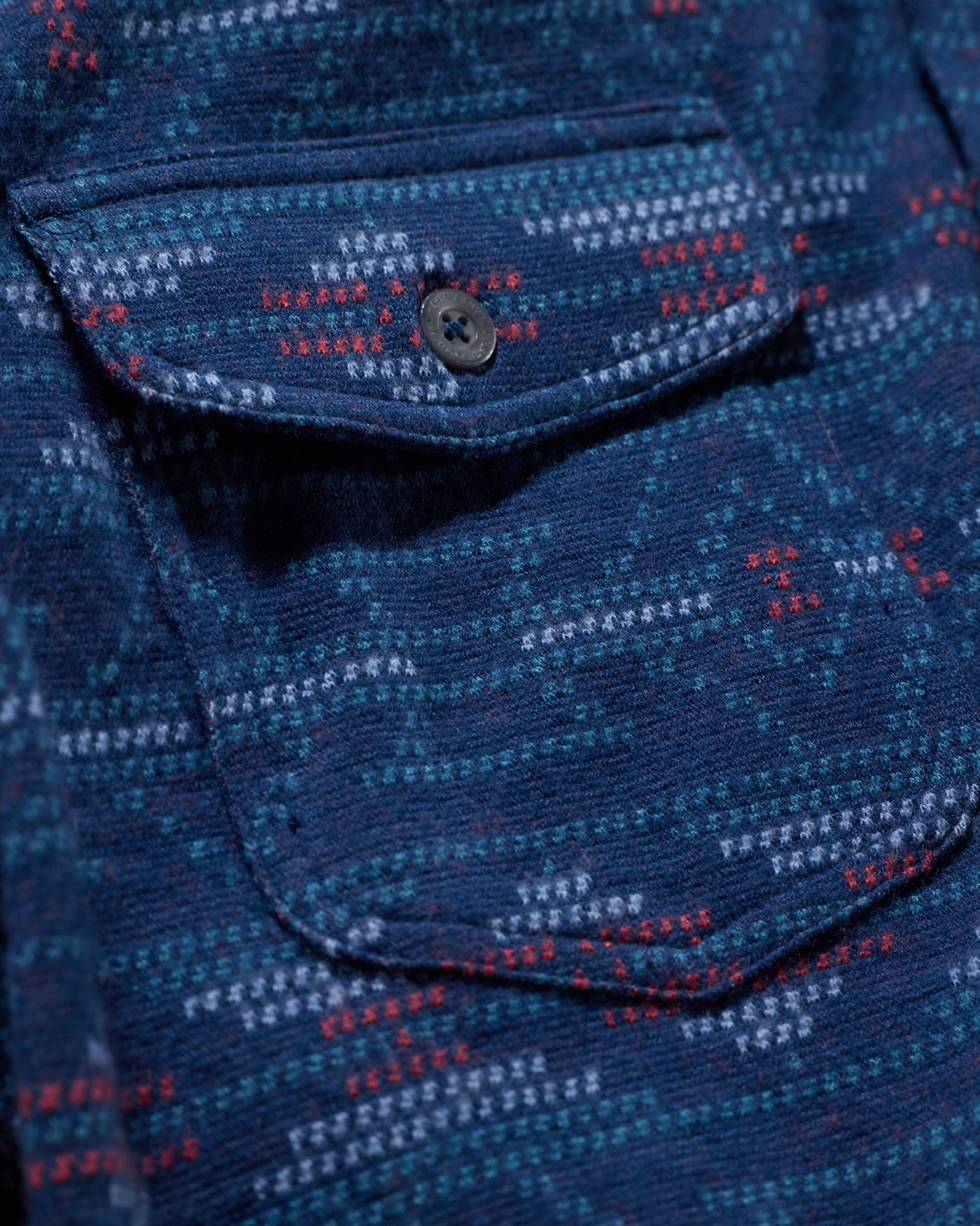 Flag & Anthem Southwestern Hero Stretch Flannel Shirt - Blue/Muave