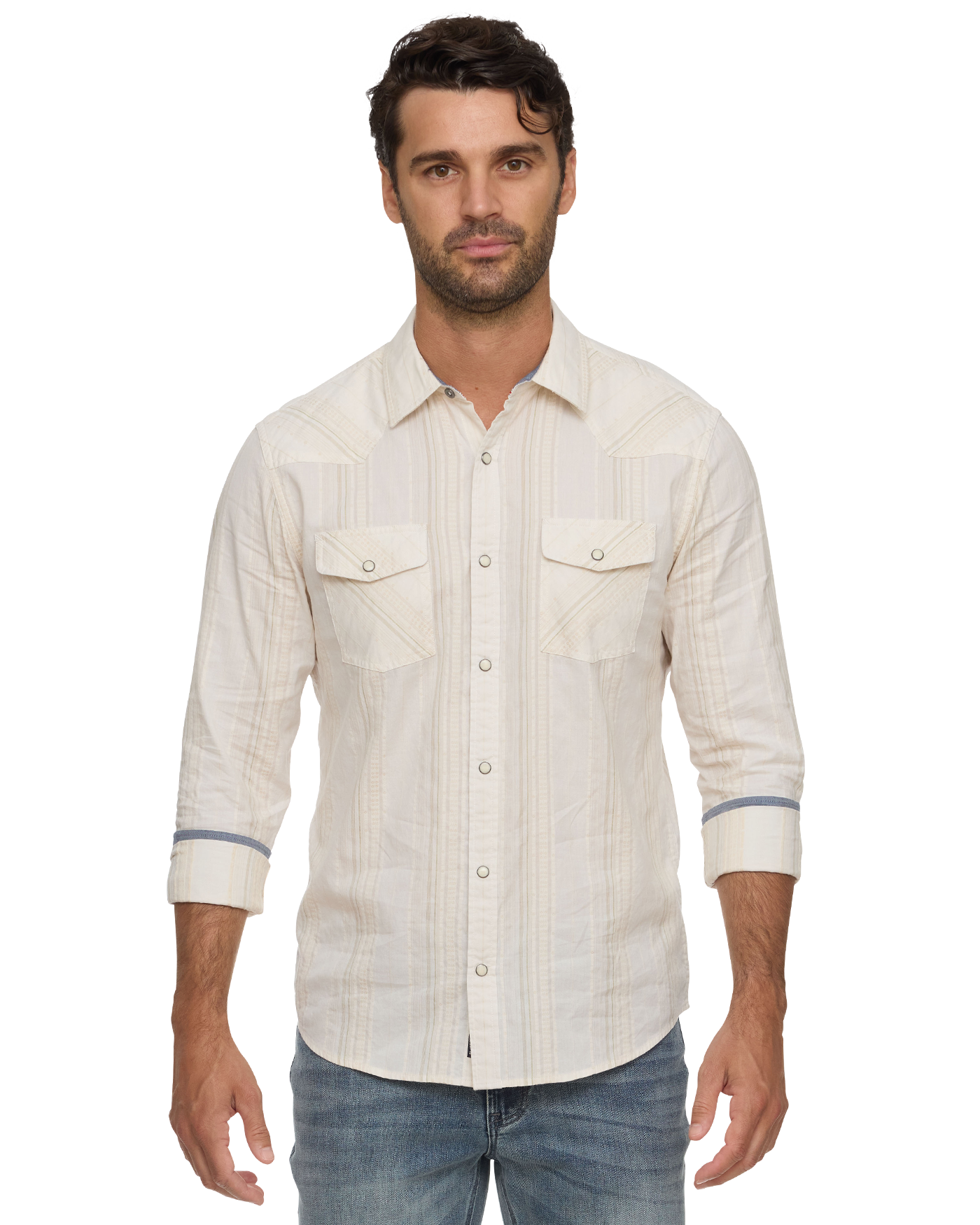 Flag & Anthem | Desert Son Hueytown Western Shirt | Cream