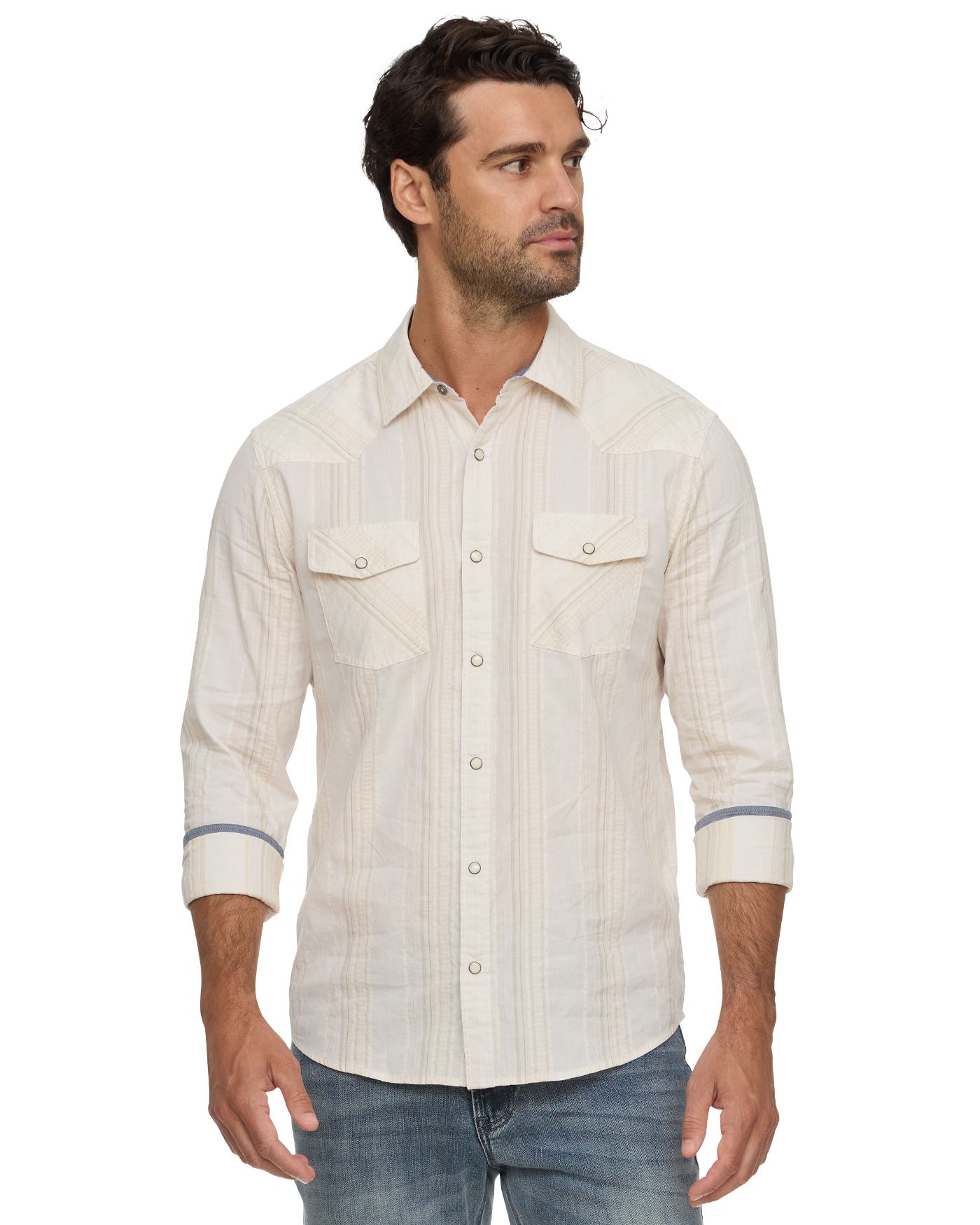Flag & Anthem | Desert Son Hueytown Western Shirt | Cream