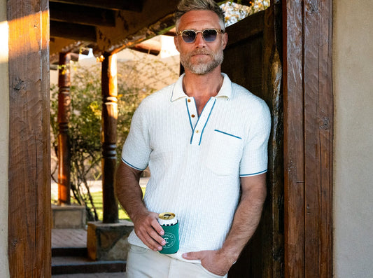 Criquet Bungalow Sweater Polo - White