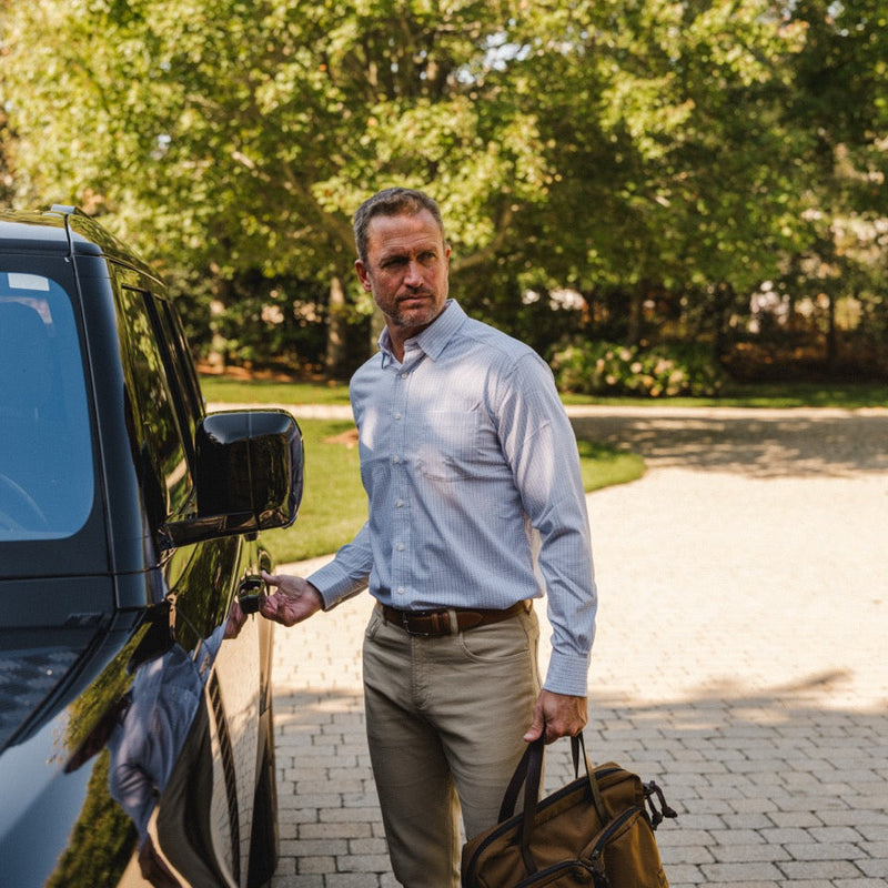 GenTeal Gilpin Royal Oxford Sport Shirt - Wisteria