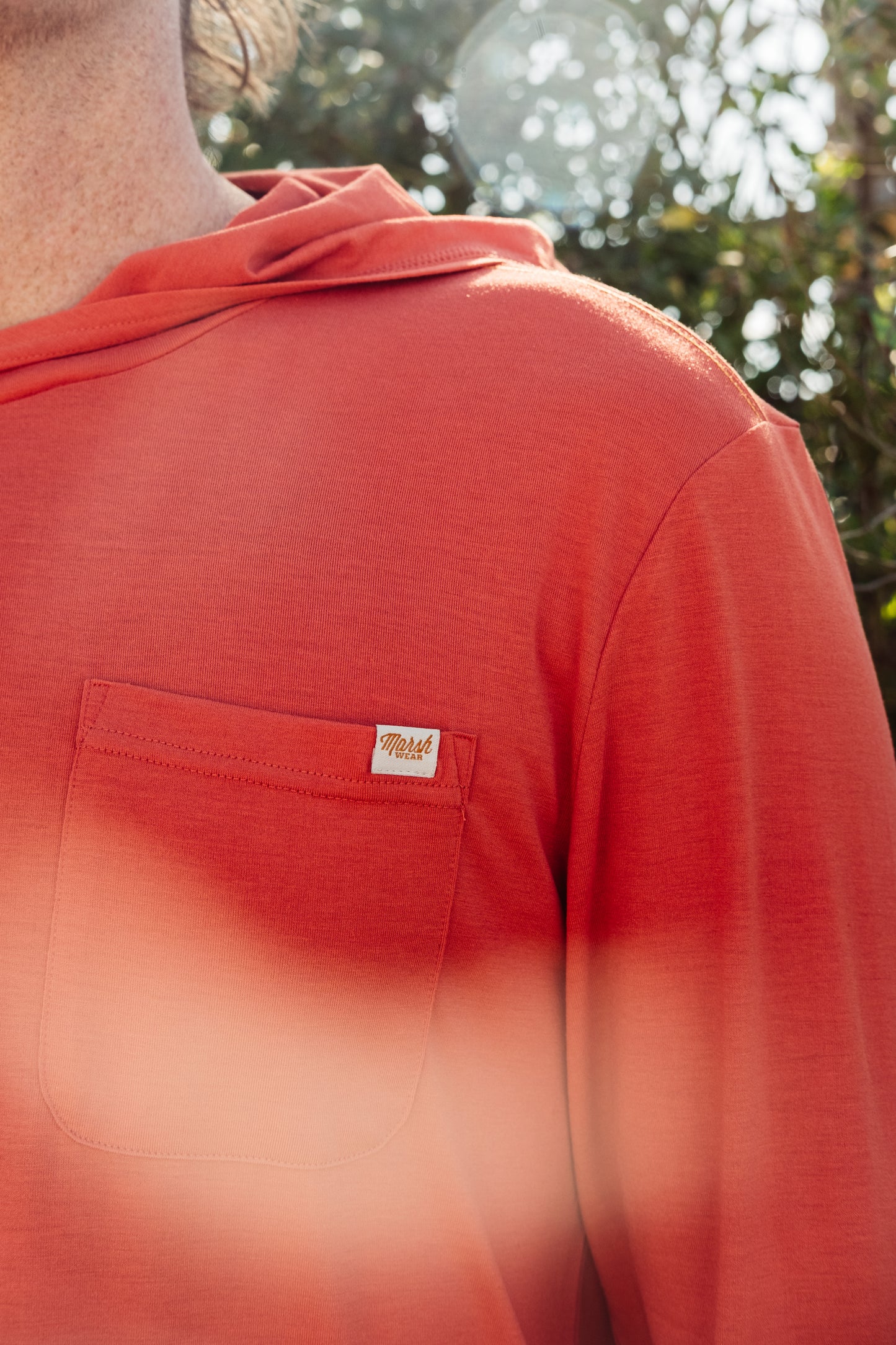 Marsh Buxton Tech Hoodie - Lobster Heather