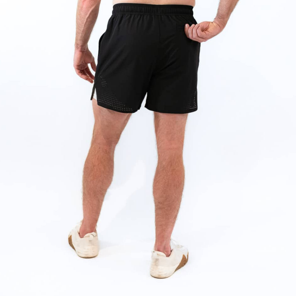 Pillar Athletics  Drew Short 5" - Black
