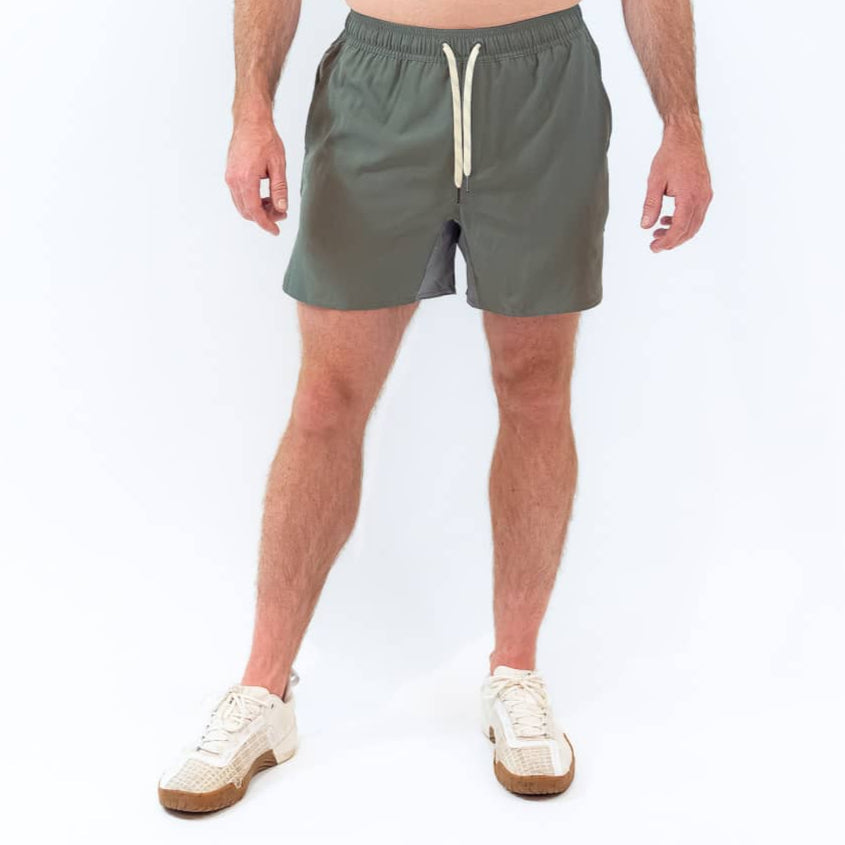 Pillar Athletics  Drew Short 5" - Fern