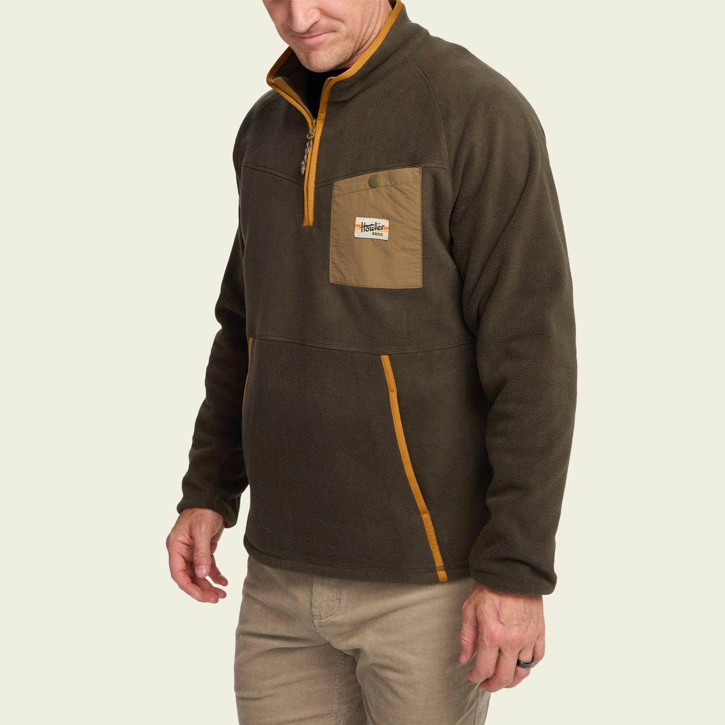 Howler Bros Free Range Fleece Pullover - Army