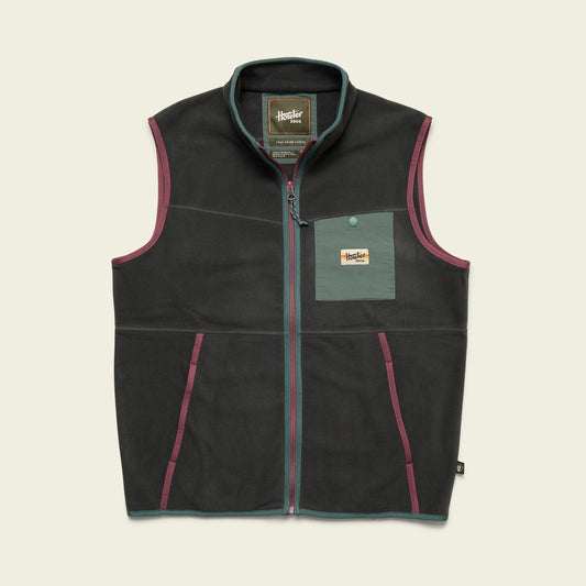 Howler Bros Free Range Fleece Vest - Antique Black