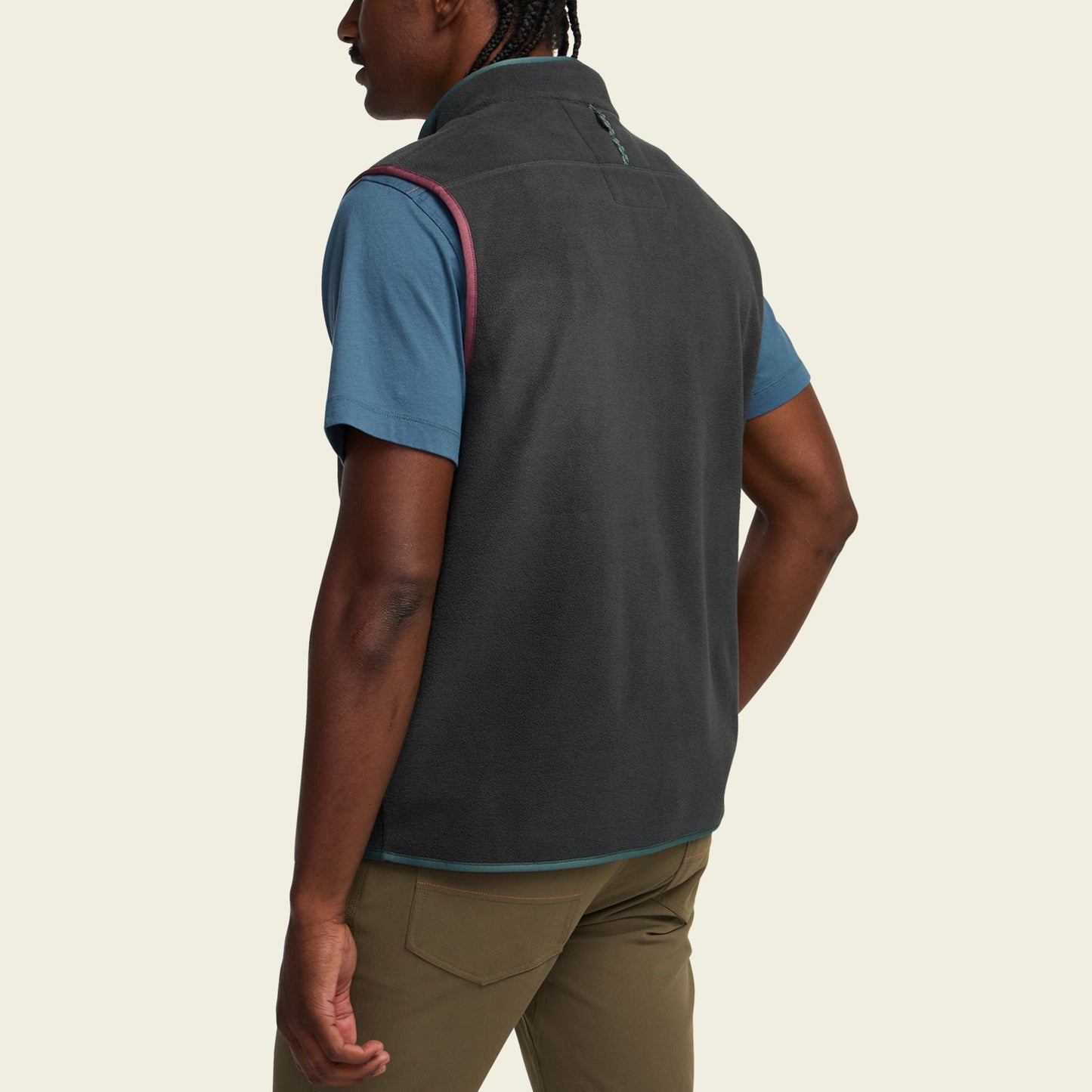 Howler Bros Free Range Fleece Vest - Antique Black