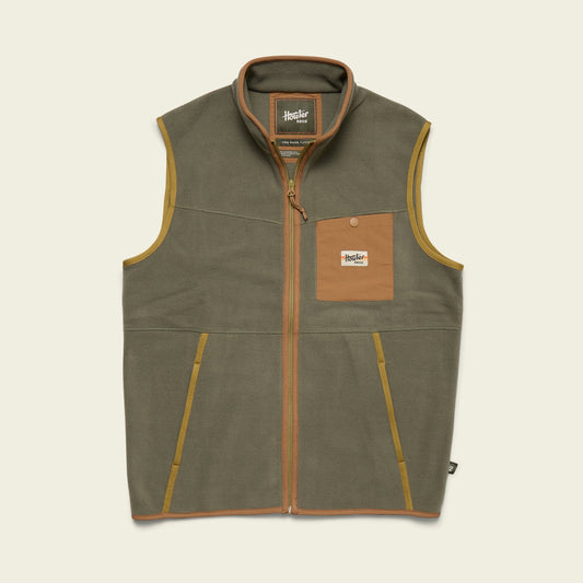 Howler Bros Free Range Fleece Vest - Oregano