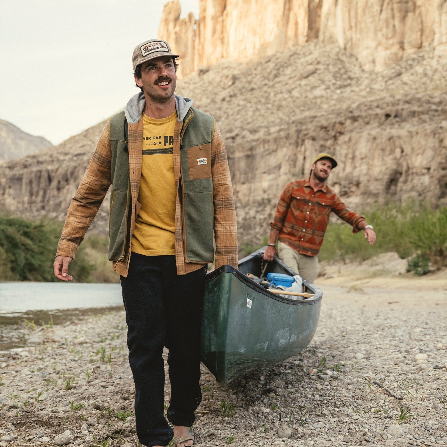 Howler Bros Free Range Fleece Vest - Oregano