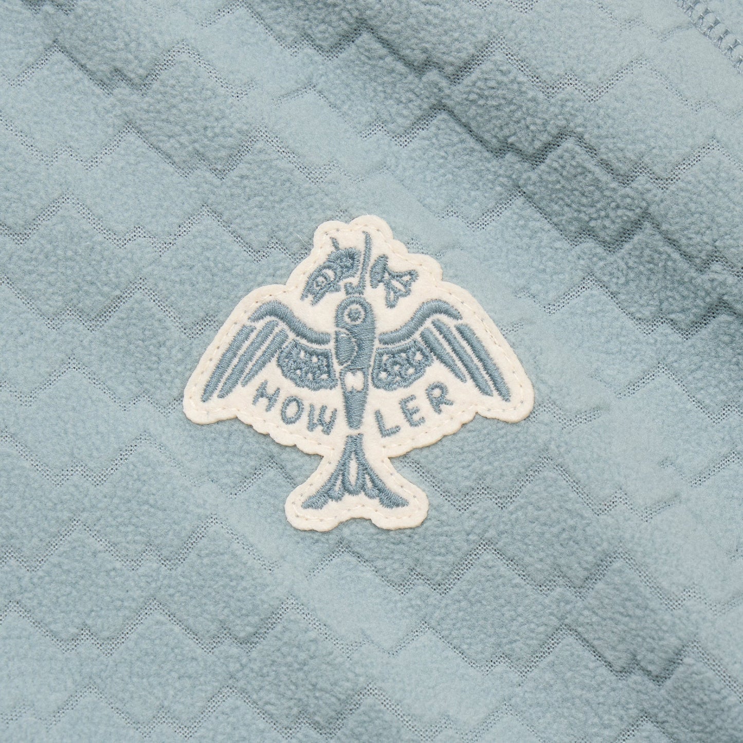 Howler Bros Palo Duro Fleece Hoodie Mountain Grid - Iron Blue
