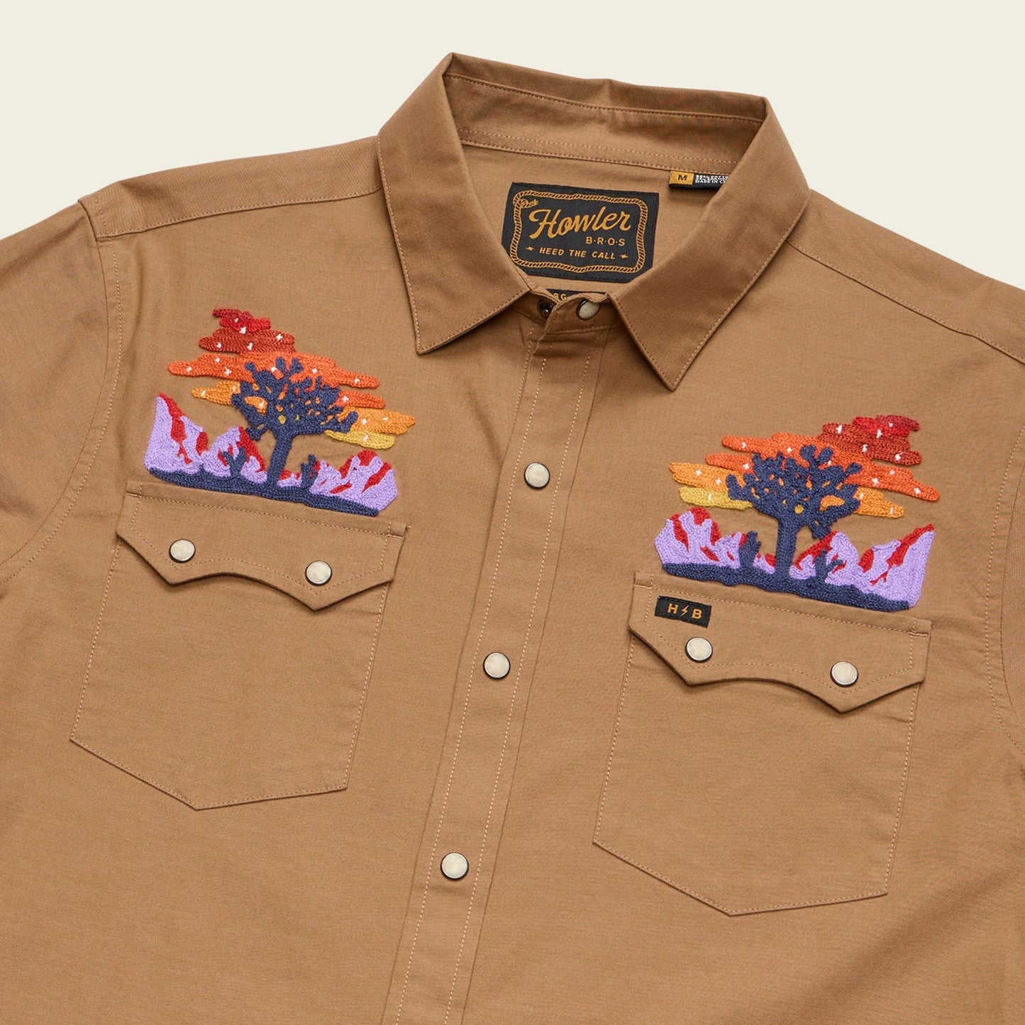 Howler Bros Crosscut Deluxe Longsleeve - Yuccas : Driftwood