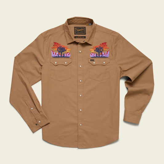Howler Bros Crosscut Deluxe Longsleeve - Yuccas : Driftwood
