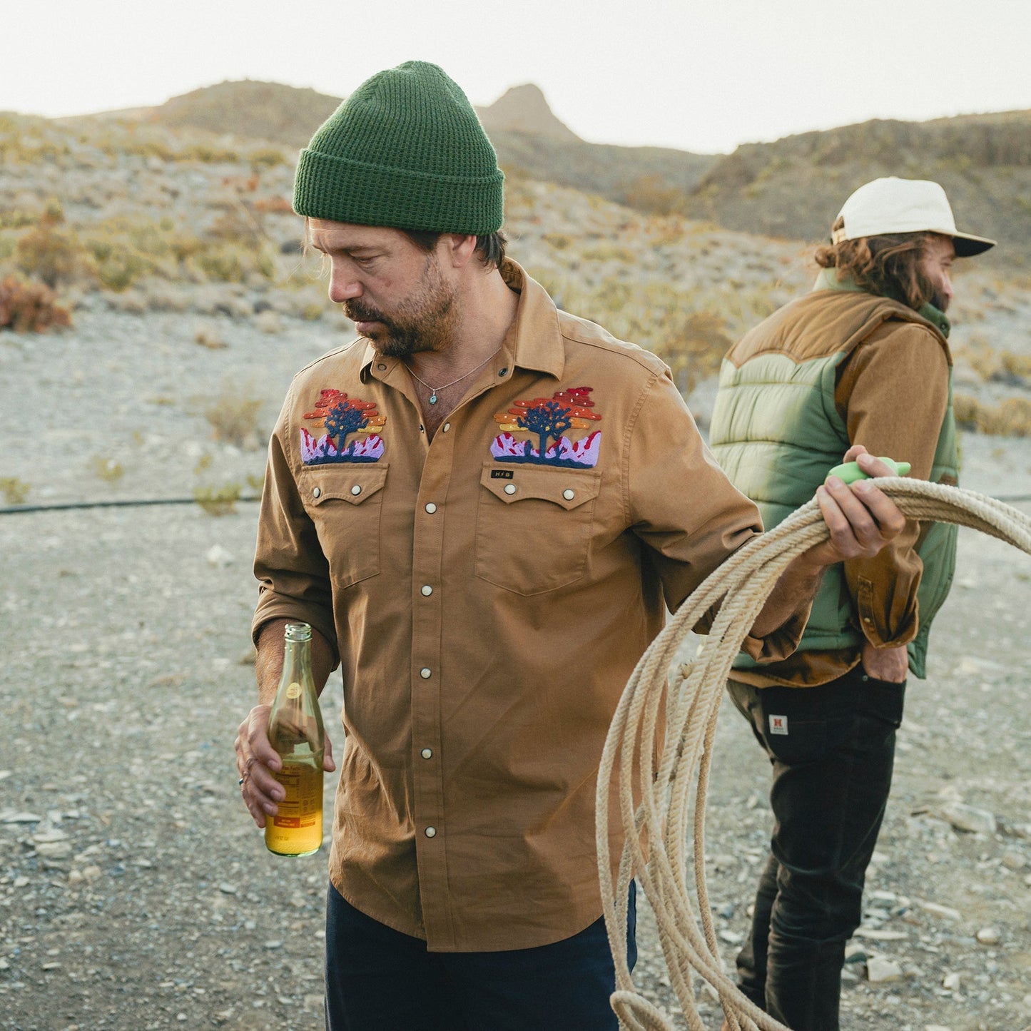 Howler Bros Crosscut Deluxe Longsleeve - Yuccas : Driftwood