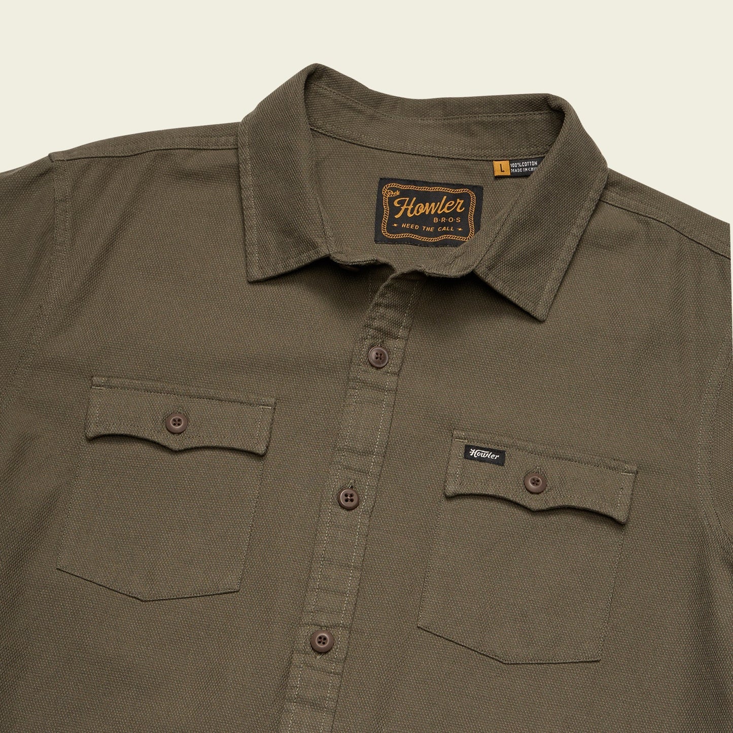 Howler Bros Novato Shirt - Drab Olive