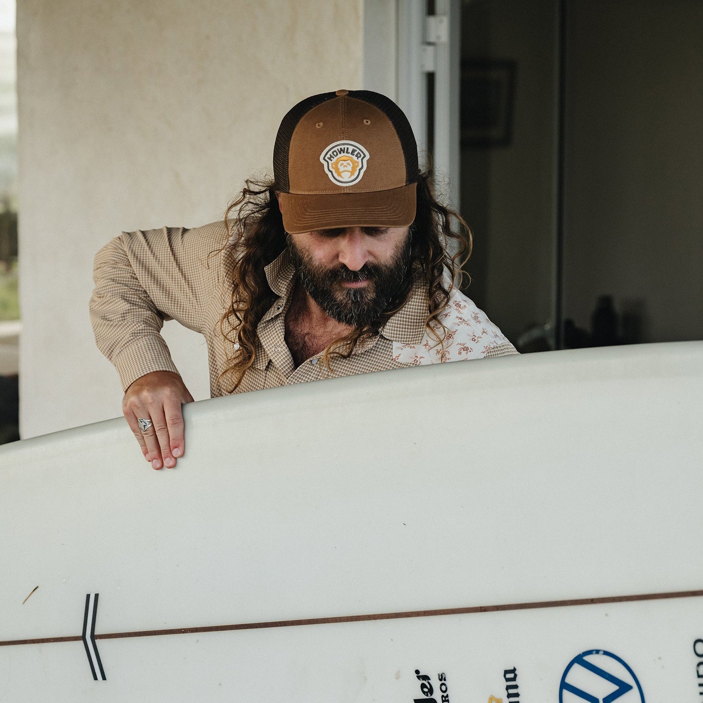 Howler Bros | El Mono Badge Hat | Duck Brown
