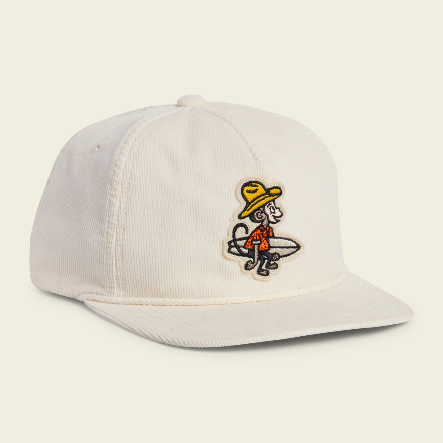 Howler Bros | El Monito Surfs Unstructured Hat | Off White Corduroy