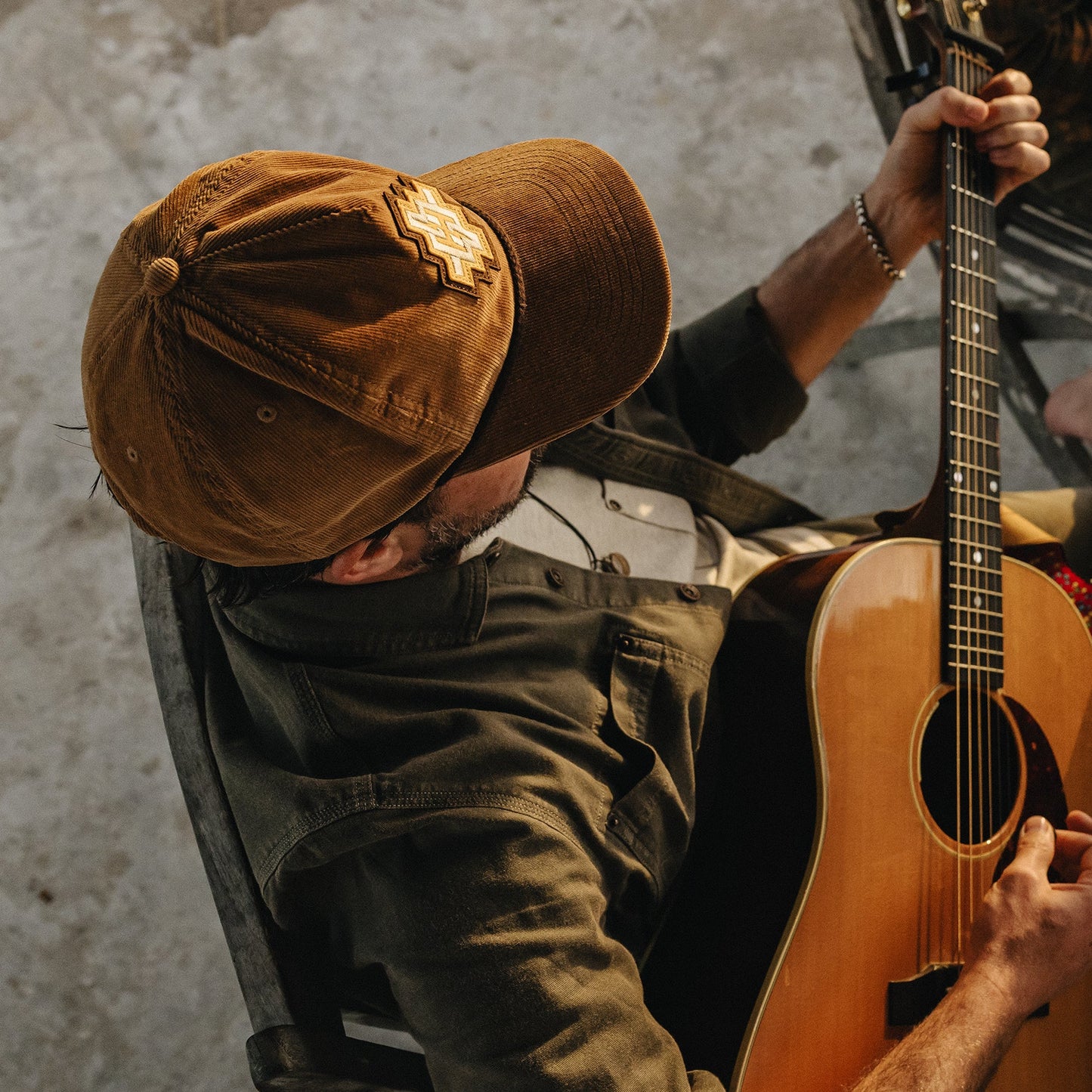 Howler Bros | H Bolt Motif Unstructured Hat | Tan Corduroy