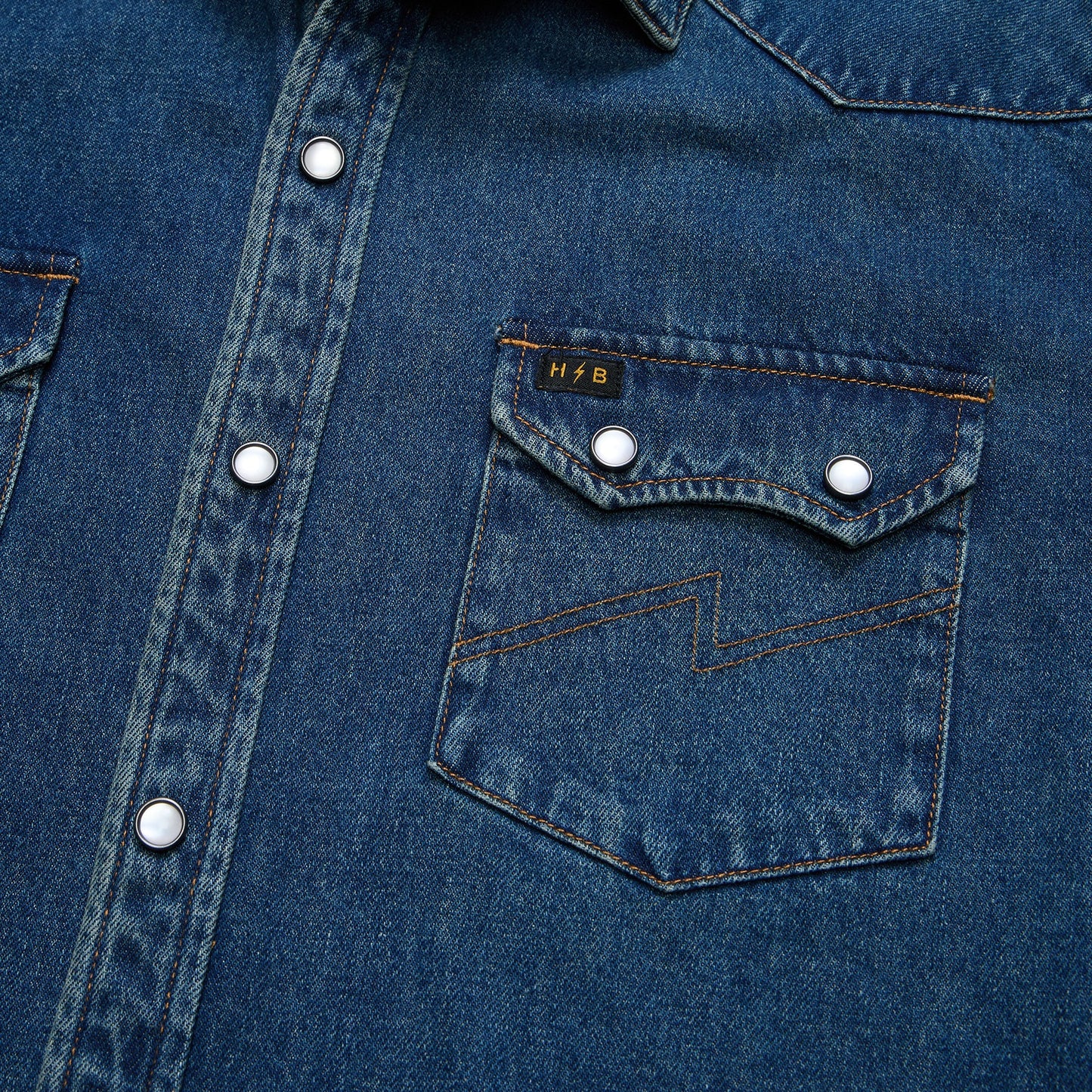 Howler Bros | Dust Up Denim Snapshirt | Bolan Classic Wash