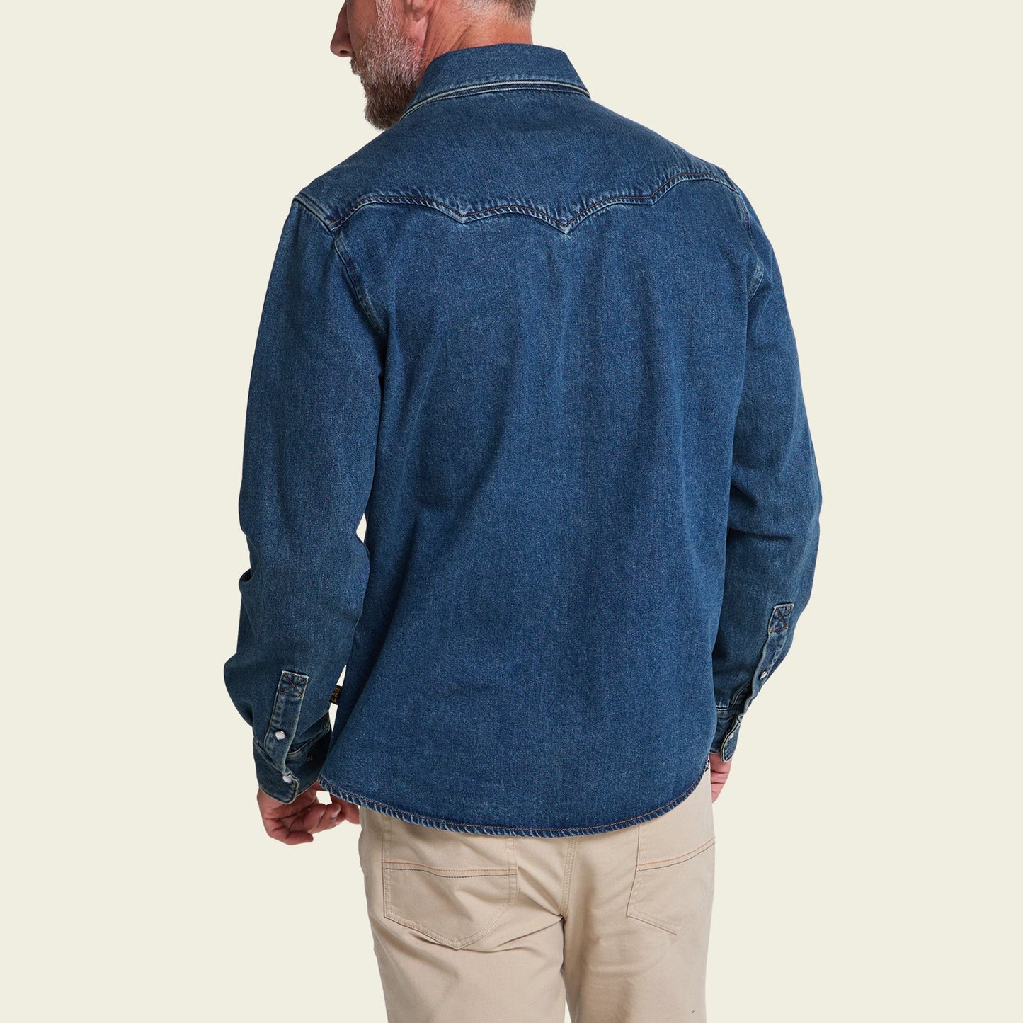 Howler Bros | Dust Up Denim Snapshirt | Bolan Classic Wash