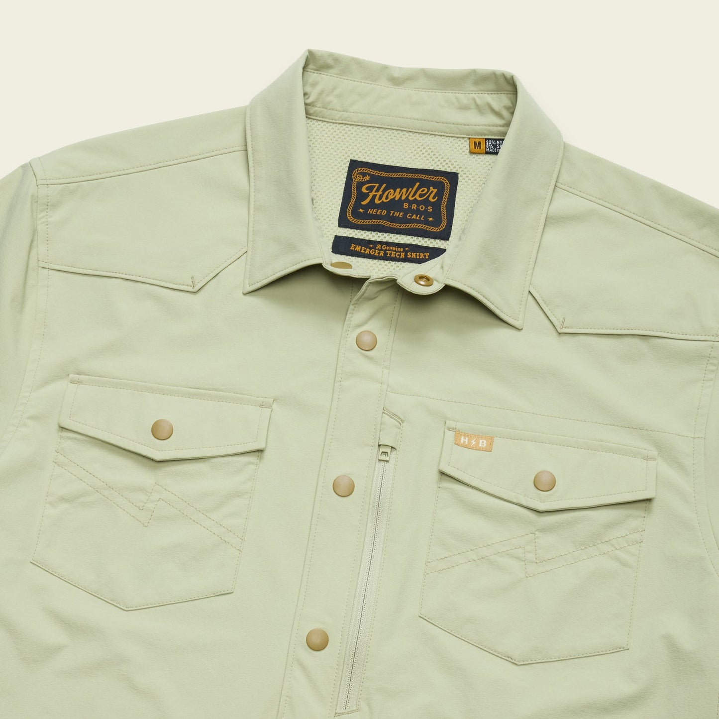 Howler Bros | Emerger Tech Long Sleeve | Fog Green