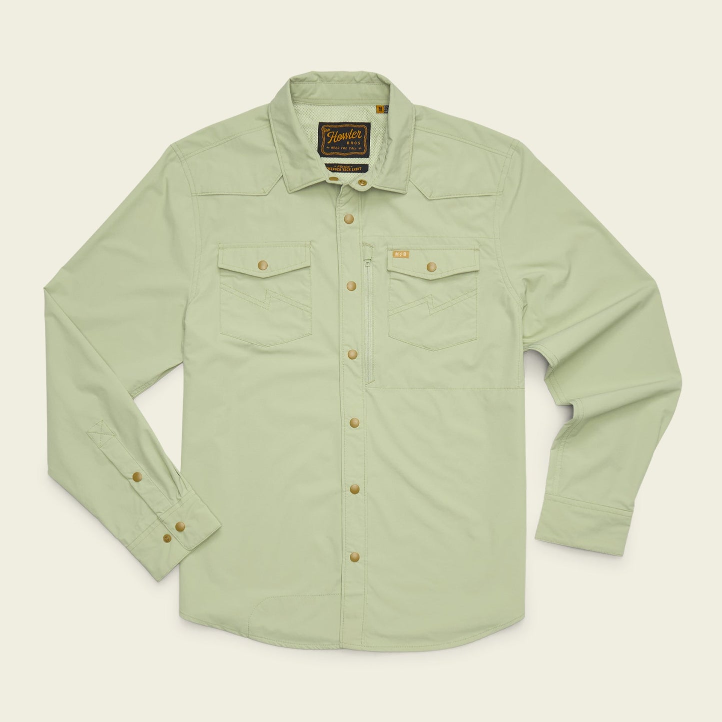 Howler Bros | Emerger Tech Long Sleeve | Fog Green