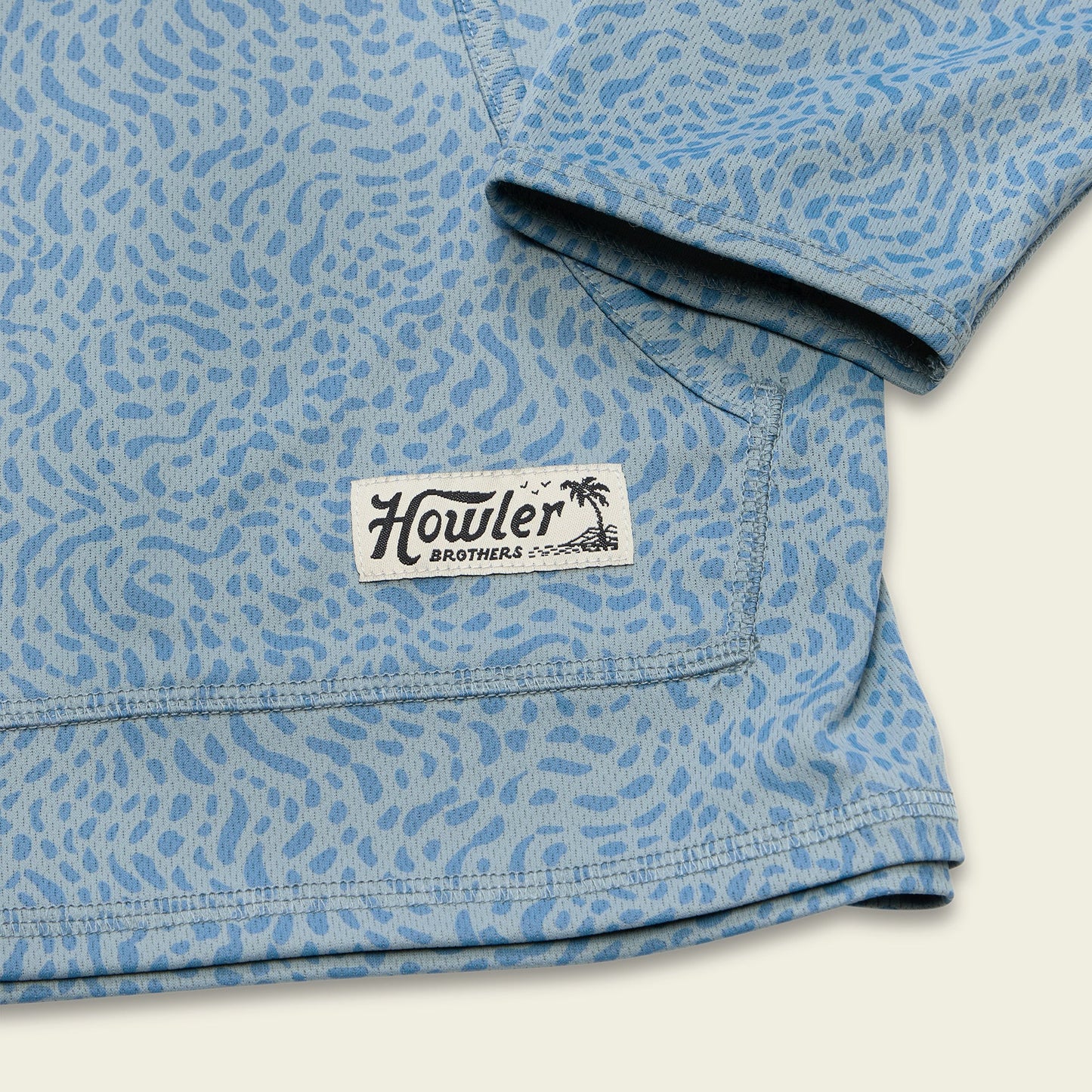 Howler Bros | Loggerhead Hoodie Pond Patterns | Blue