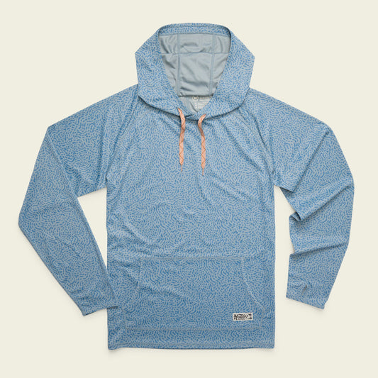 Howler Bros | Loggerhead Hoodie Pond Patterns | Blue